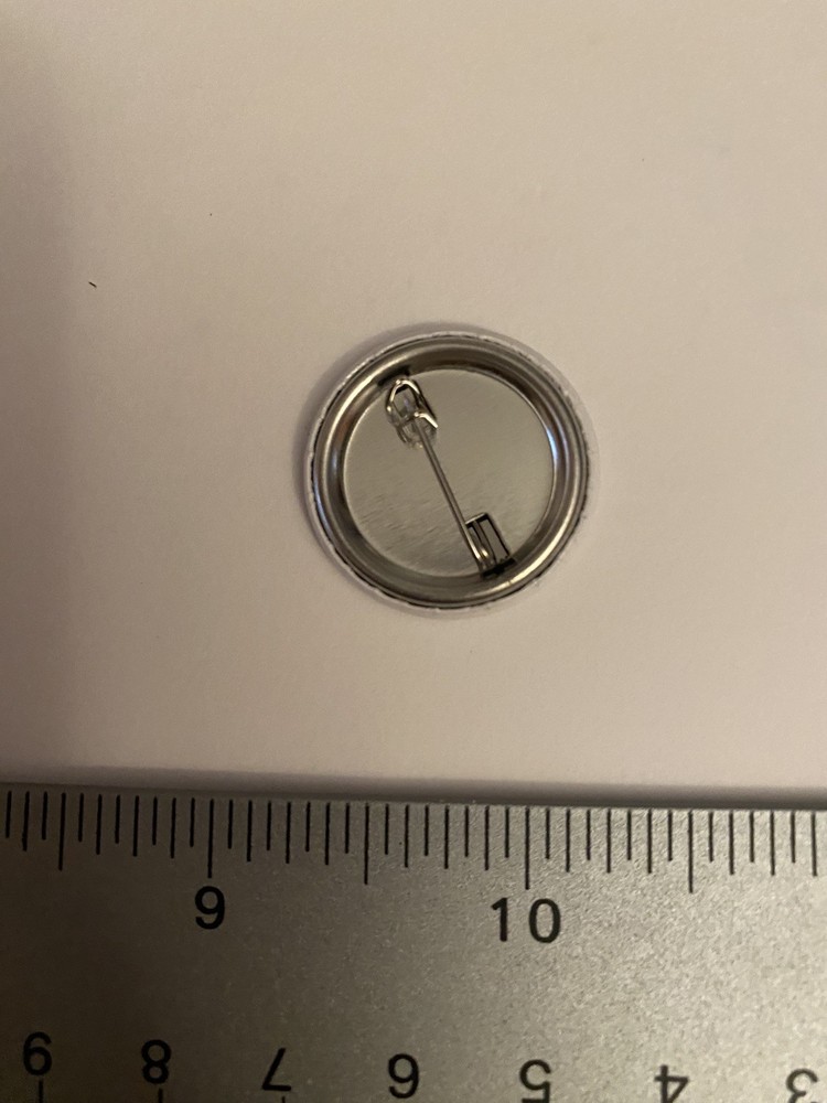 Peace Sign Rainbow Pin Back Button P163