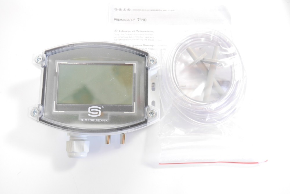S+S Premasgard 7110-U LCD Pressure Differential Transmitter Pressure Transmitter