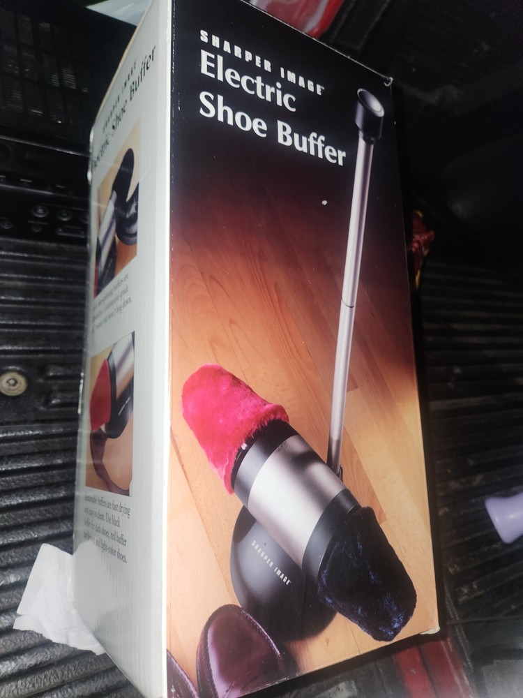 🔥 New Sharper Image Dual Buffer Shoe Shine Polisher CA825