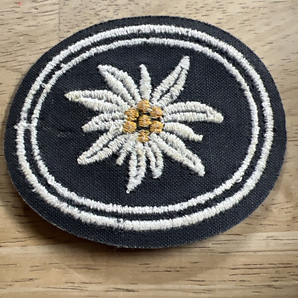 Post WWII German Mountain Troop Edelweiss Patch