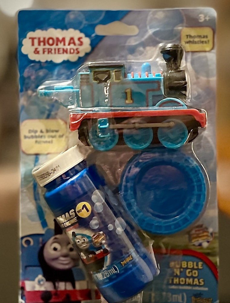 THOMAS TRAIN WHISTLE friends bubble-n-go BUBBLES dipper DIP solution SUMMER fun
