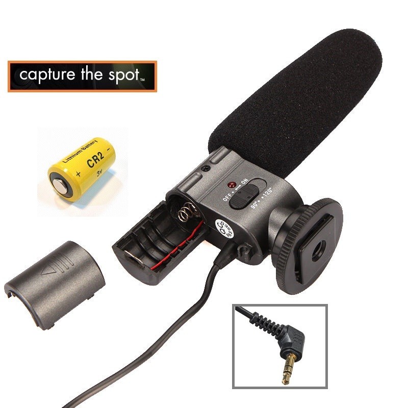 Mini Condenser Pro Microphone For Nikon Coolpix P1000