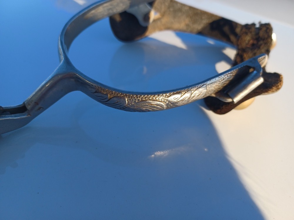VTG Riding Spur W/leather Strap