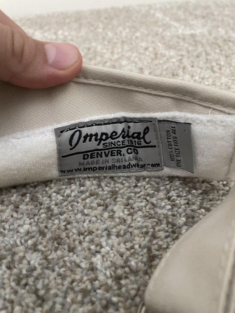 Merion Golf Club Tan Viser Hat Cap Adjustable Strap