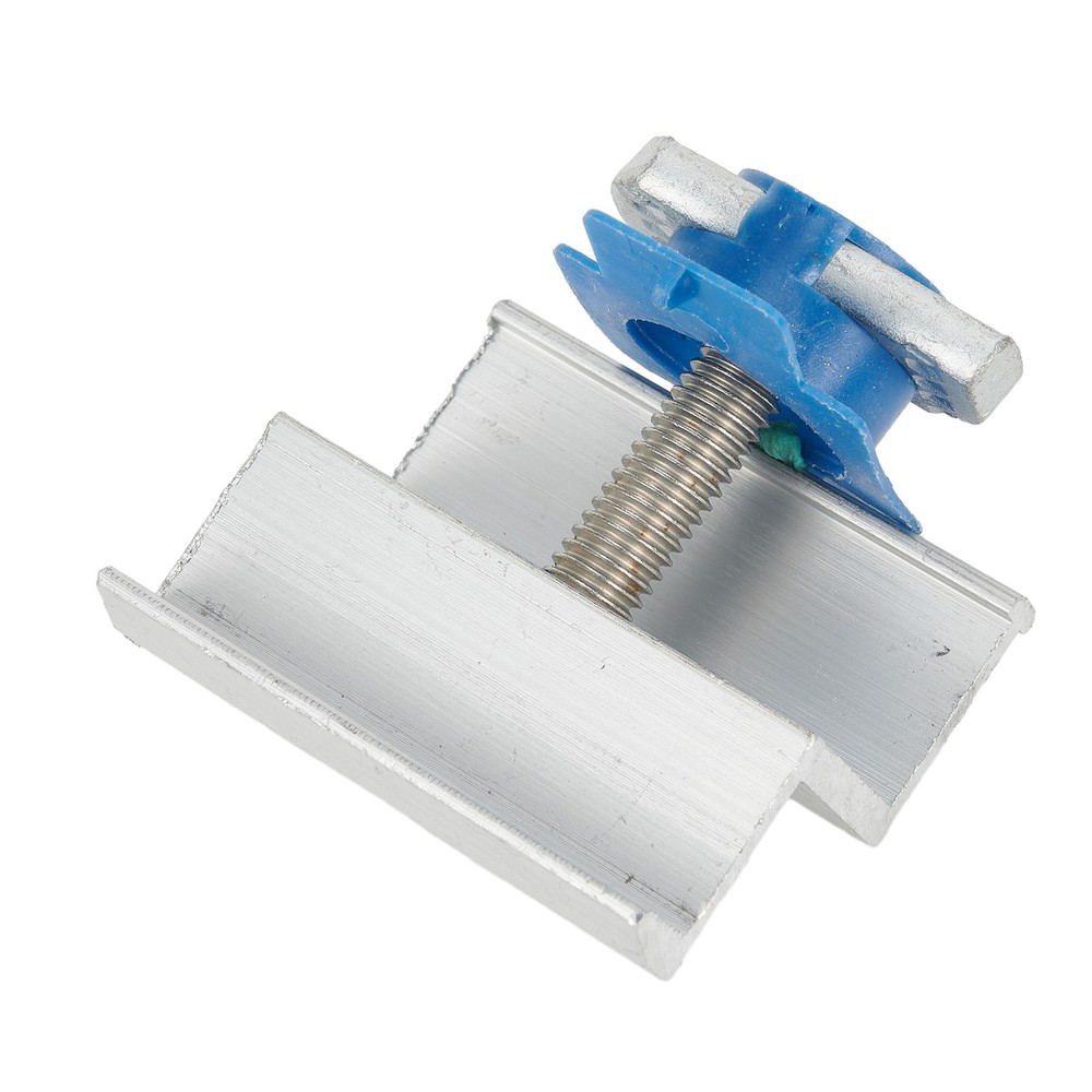 12P Solar Panel Bracket Clamps Module Clamp Solar Panel Holder For-Mounting-Rail