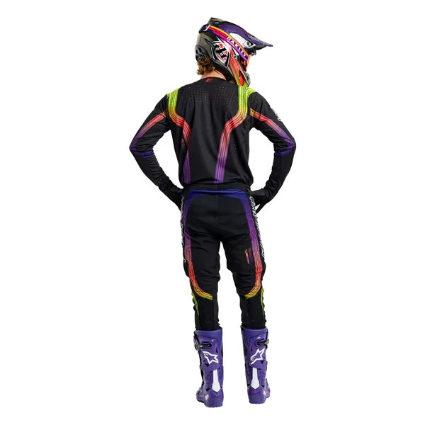 Troy Lee Designs SE Pro Jersey - Stripes Black/Multicolor - Medium