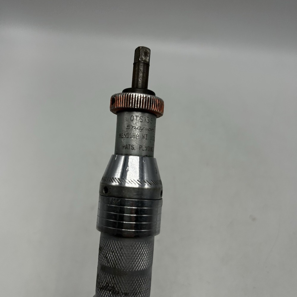 Snap On Torque Screwdriver QTS135 Adjustable Click Type Read