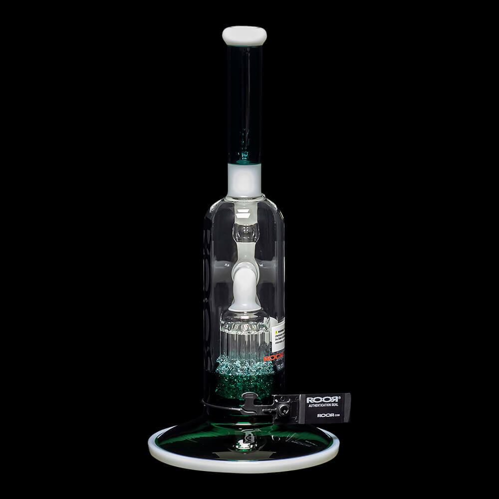 ROOR Tech 12″ Fixed Stemless Bubbler – Jade & White