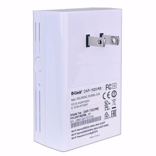 D-Link DAP-1520 Wireless AC750 Dual Band Wi-Fi Range Extender