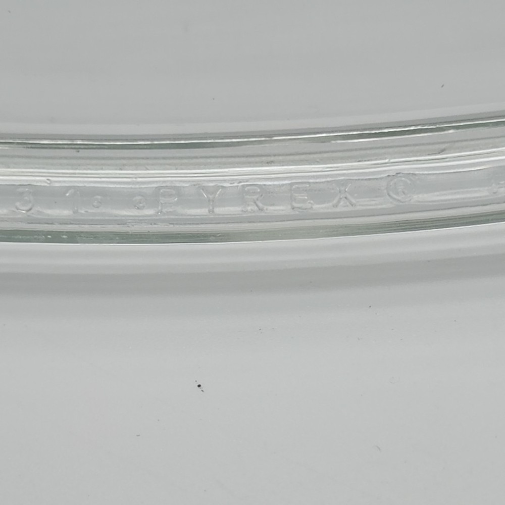 Vtg Pyrex A9C Square Glass Lid | Replacement Lid for CorningWare | Clear Pyrex