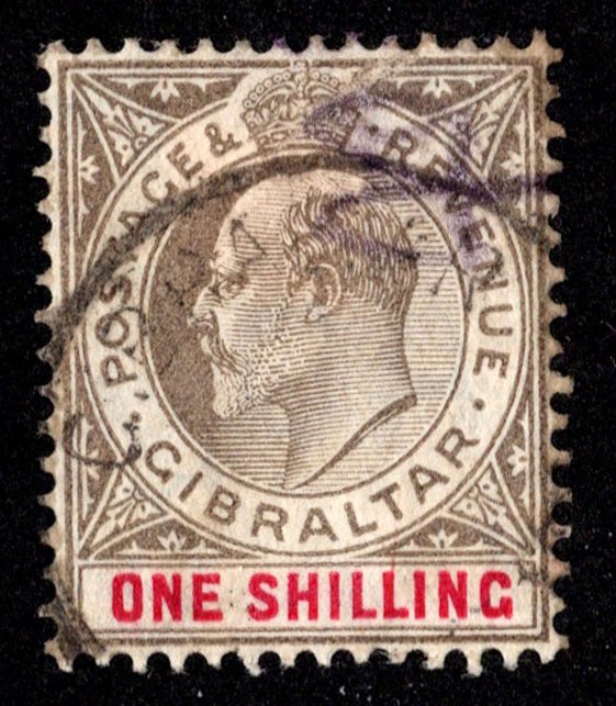 Gibraltar Scott 57 Used.