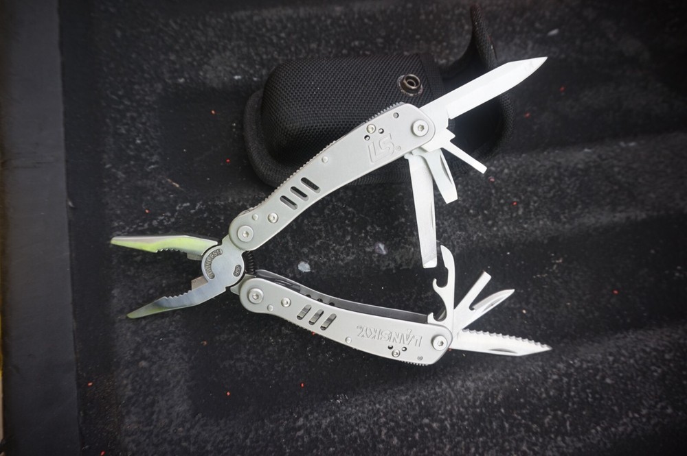 Lansky 20 Function Multi-Tool + 10 Socket Bit Set, Stainless Steel #LMT100B