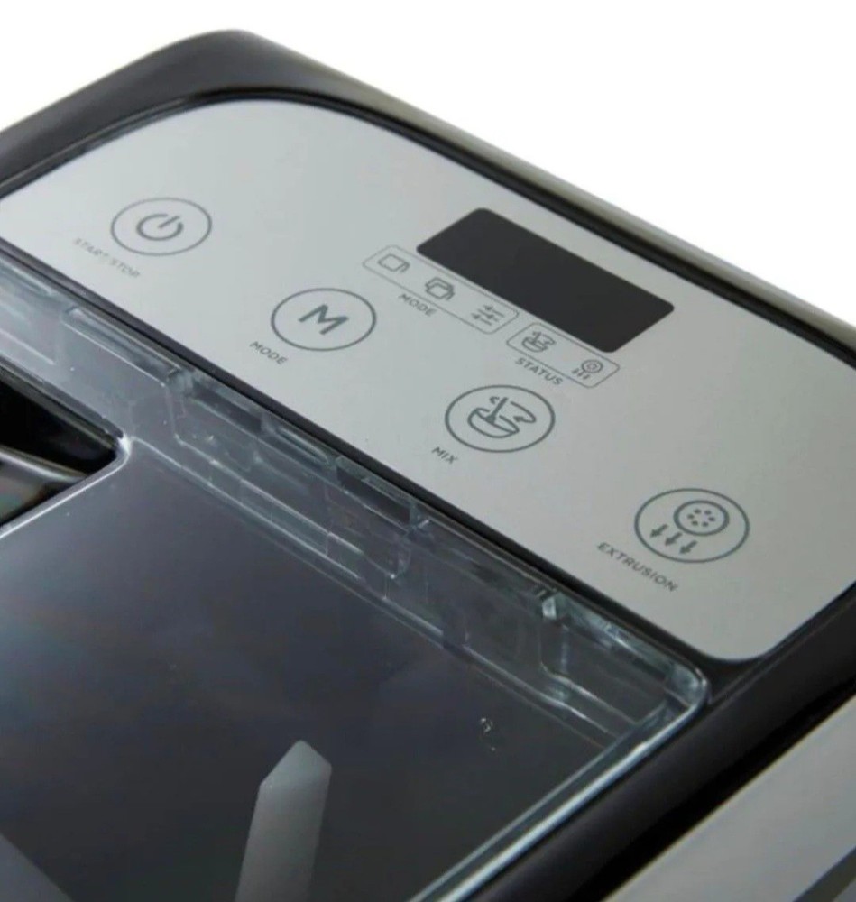 Curtis Stone Pasta Maker with 8 Shaping Discs-Black-NEW