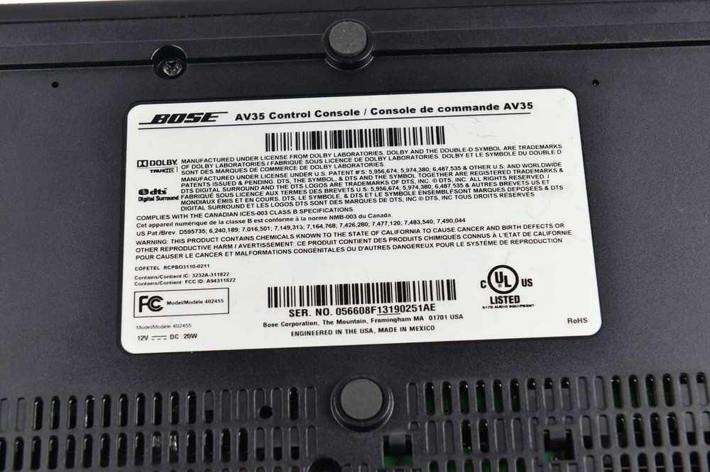 Bose AV35 Home Theater System with Remote Control