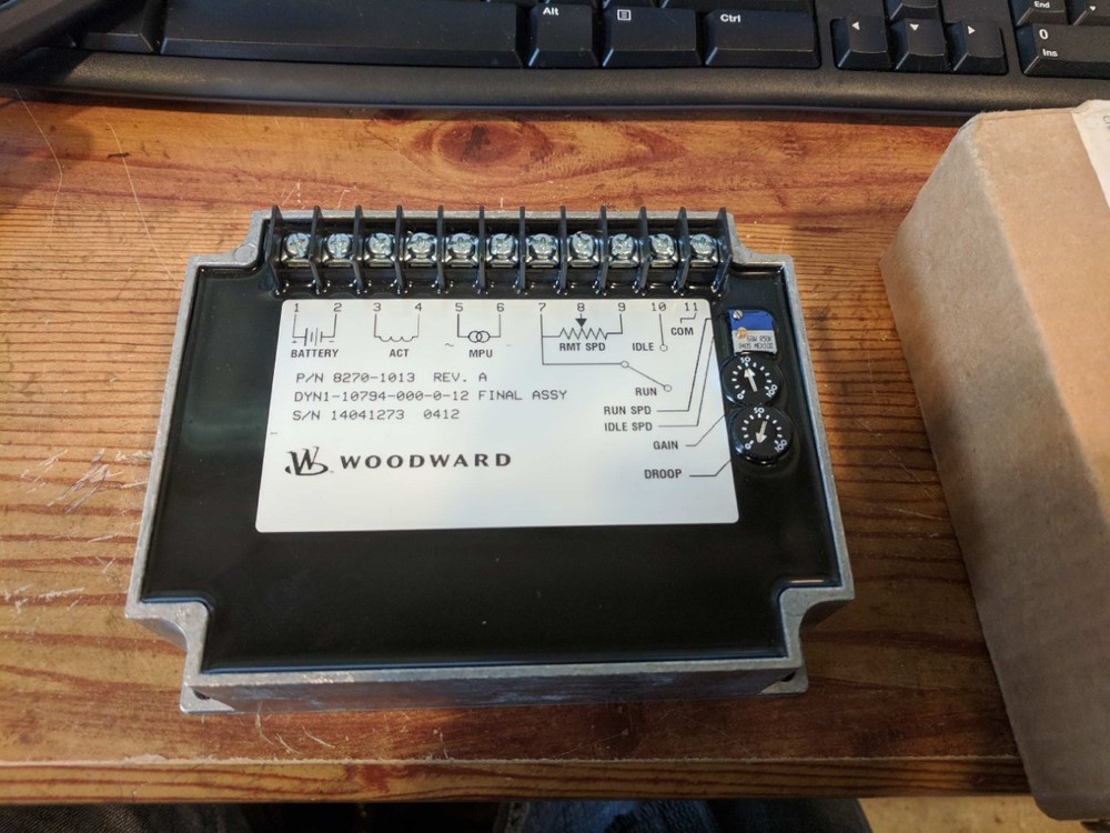 WOODWARD CONTROL DYN1-10794-000-0-12 8270-1013 2990-01-456-6659