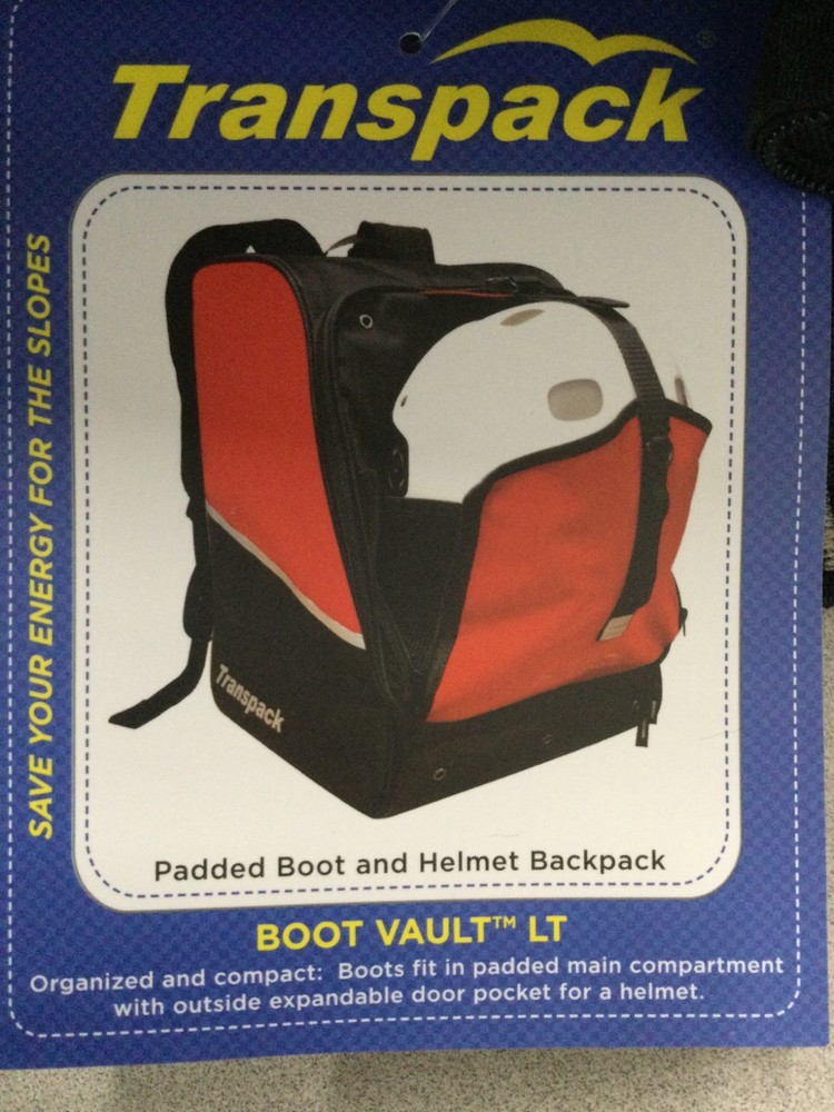 TRANSPACK BOOT VAULT LITE BOOT, HELMET, & GEAR BACKPACK - RED