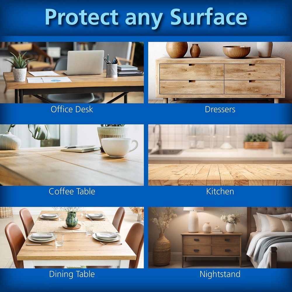 Mainstays Clear PEVA Table Protector 60" x 102" Rectangle