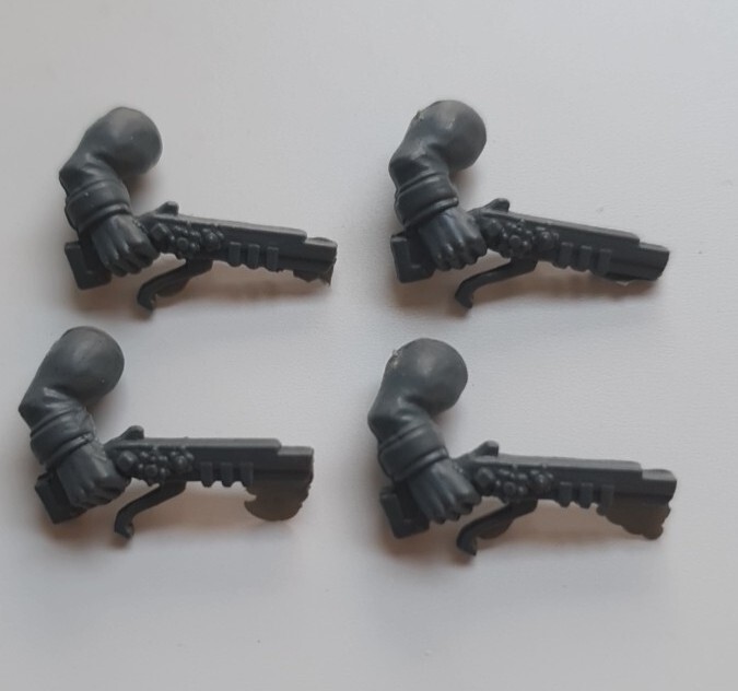 Warhammer Dwarf Thunderers Gun Arm x 4