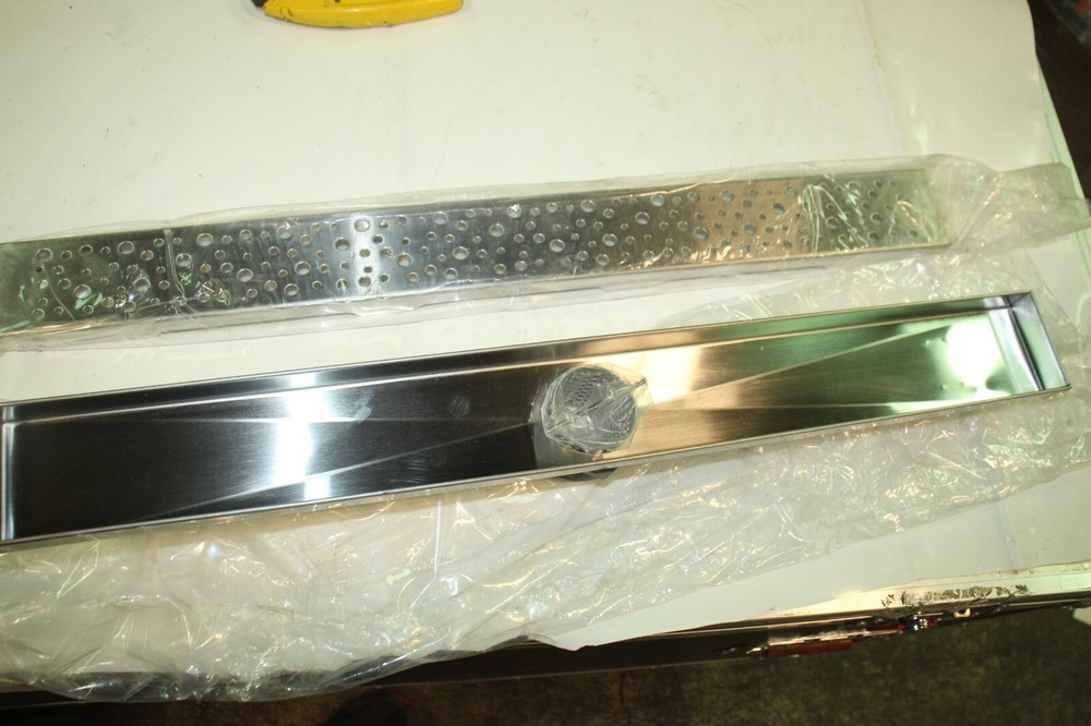 24" Stainless Steel Shower Linear Trough Drain