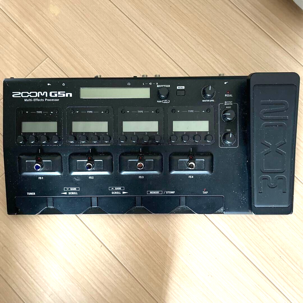 Zoom G5N Multi Effects Processor 159 Amp / Effect Models Test Completed Used