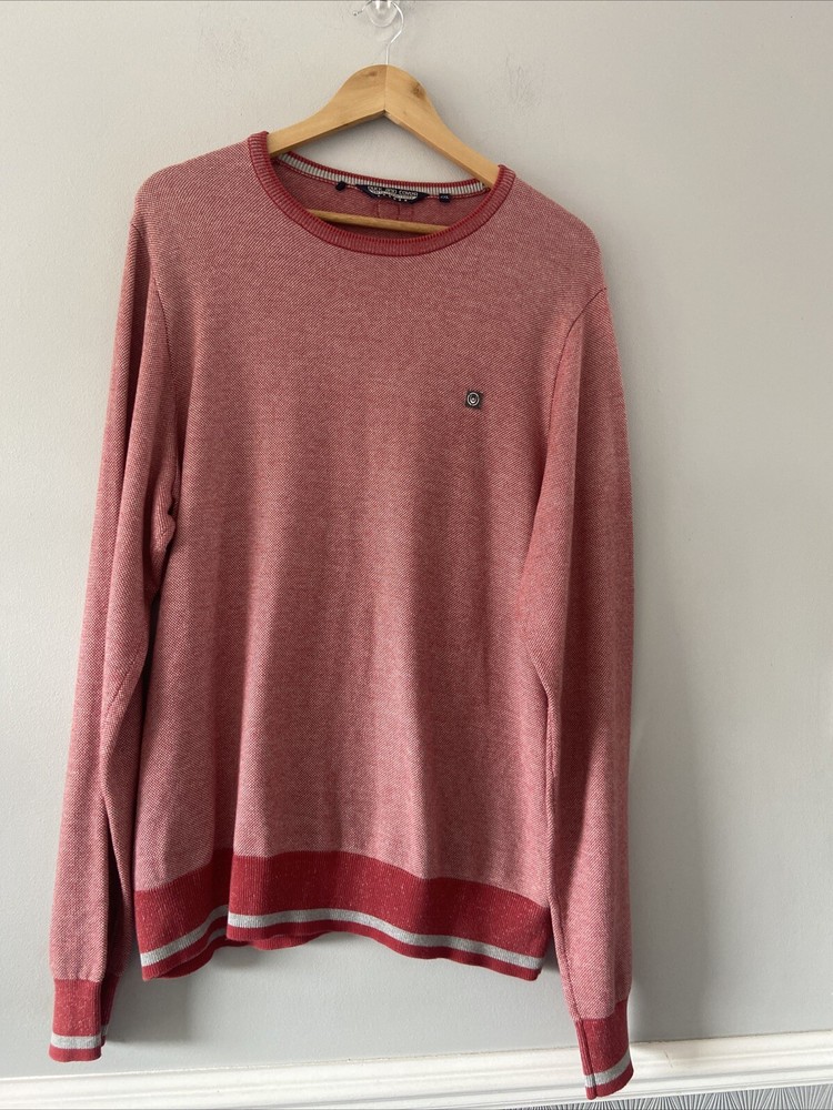 Duck & Cover Jumper 2xl Red Men’s Pullover