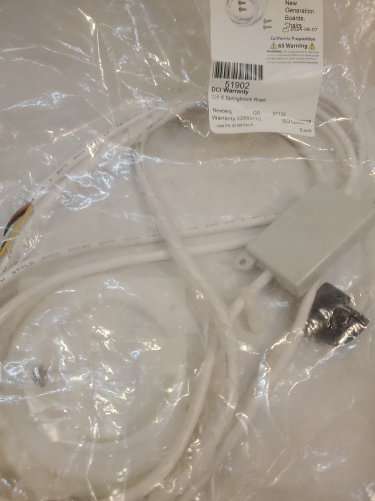 dci Replacement kit back rest sensor for new generation boards. #51902