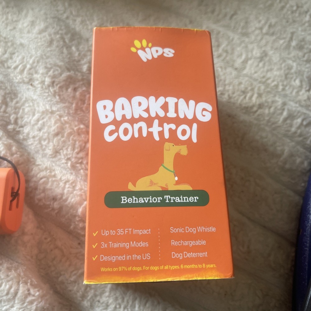 NPS Alpha Dog Behavior Trainer Anti-Barking Control Device USB Rechargeable