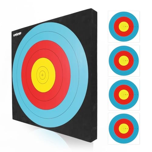LWANO 20'' Foam Target High-Density Archery Bow & Arrow Target for Backyard