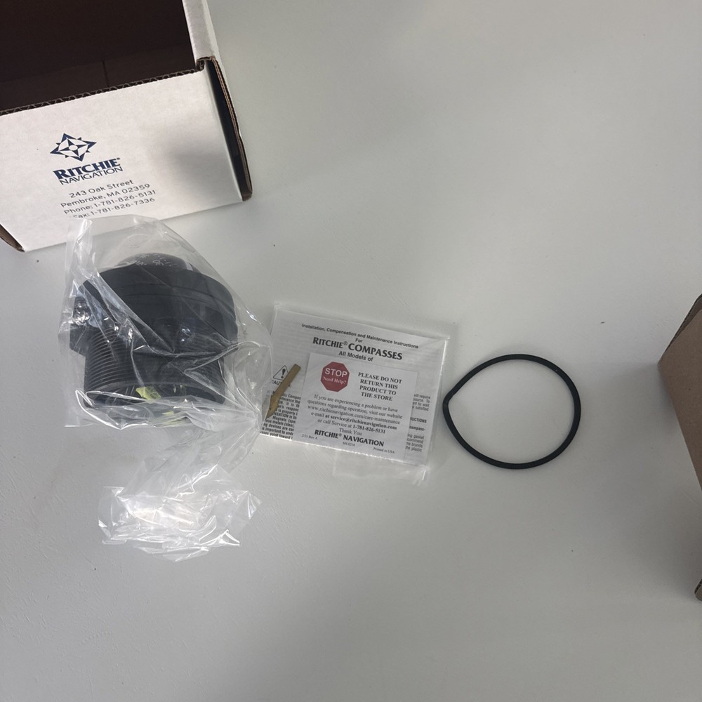 Ritchie Compass, Explorer Dash Mount, 3" hole, Black. V-57.2