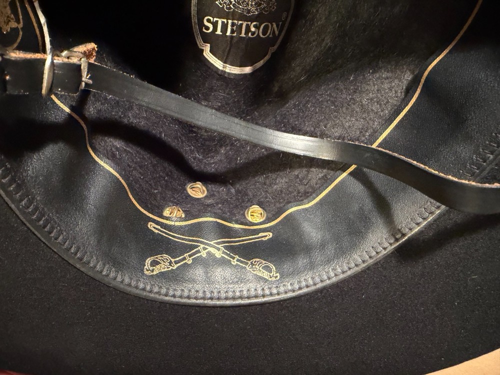 Authentic Stetson 3rd Cavalry Regiment Sergeant Cav Hat – Size 7 1/8 Yellow Cord