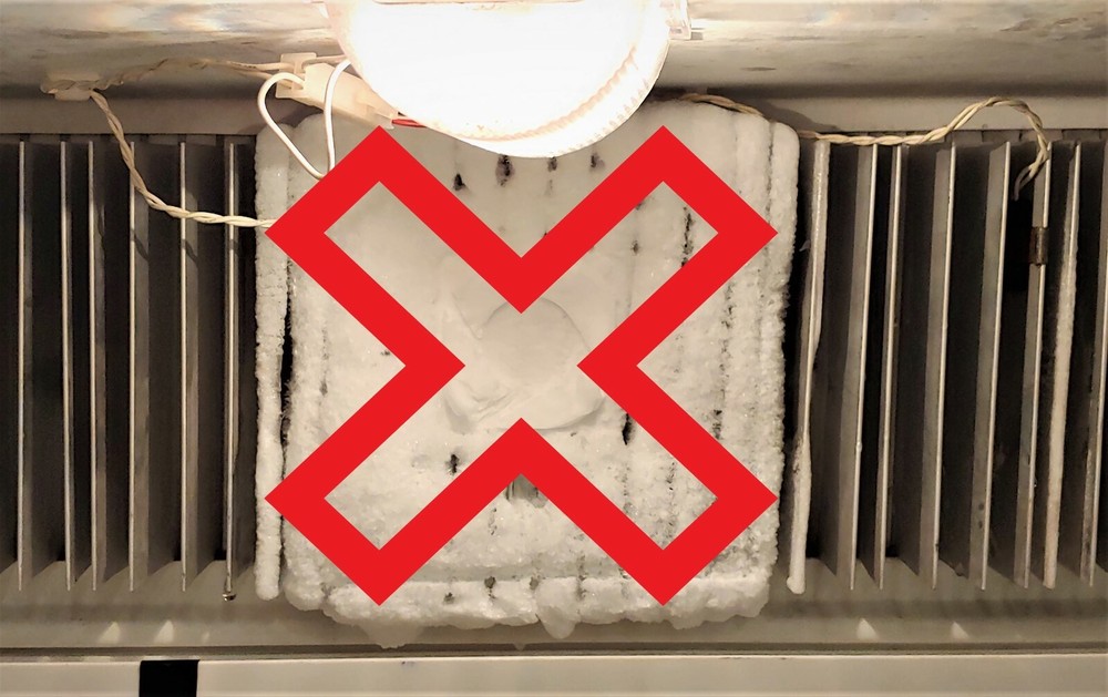 RV Refrigerator Fin Fan with Temperature Readout