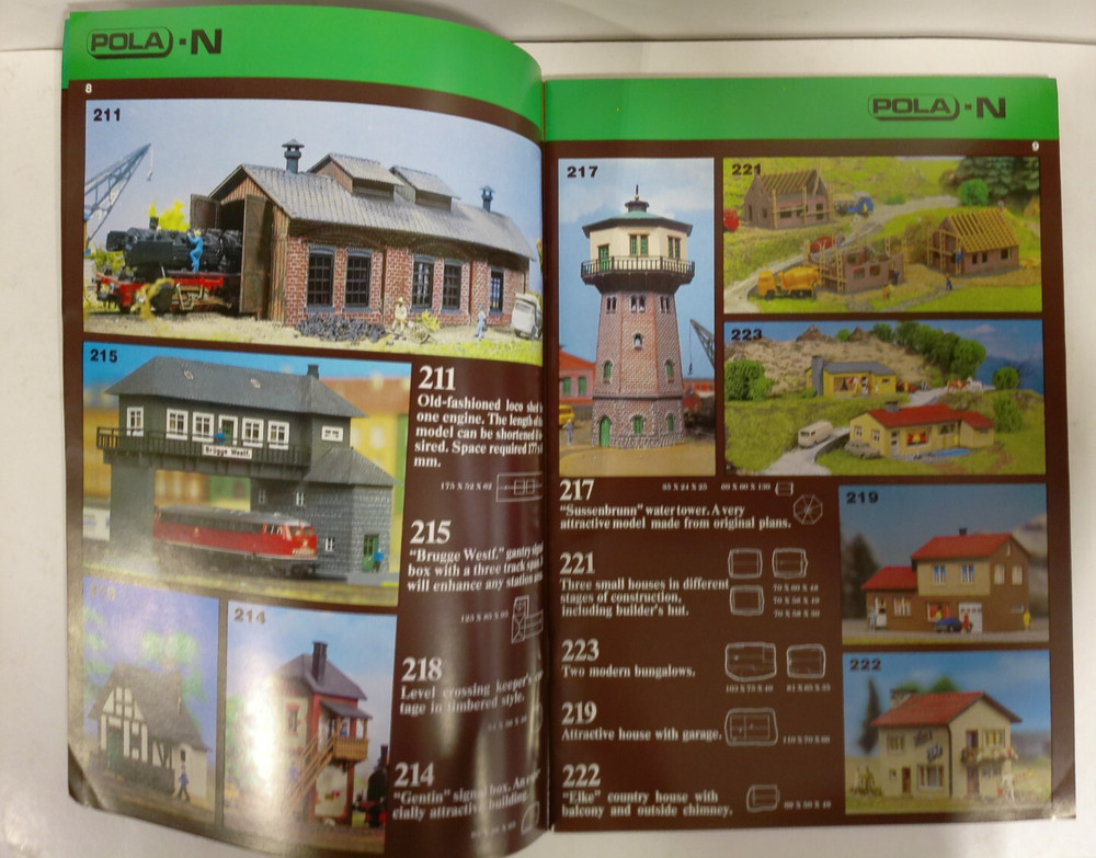 POLA 1982 Model Construction Kits HO-N Catalog