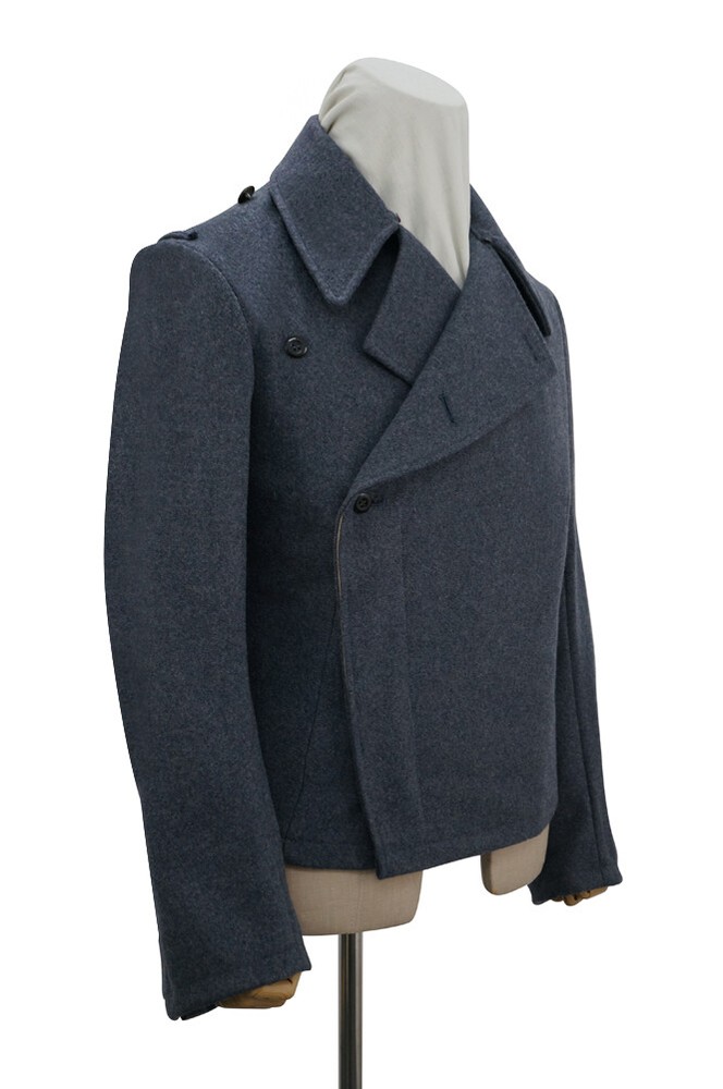 WW2 German Luftwaffe blue grey wool panzer wrap jacket