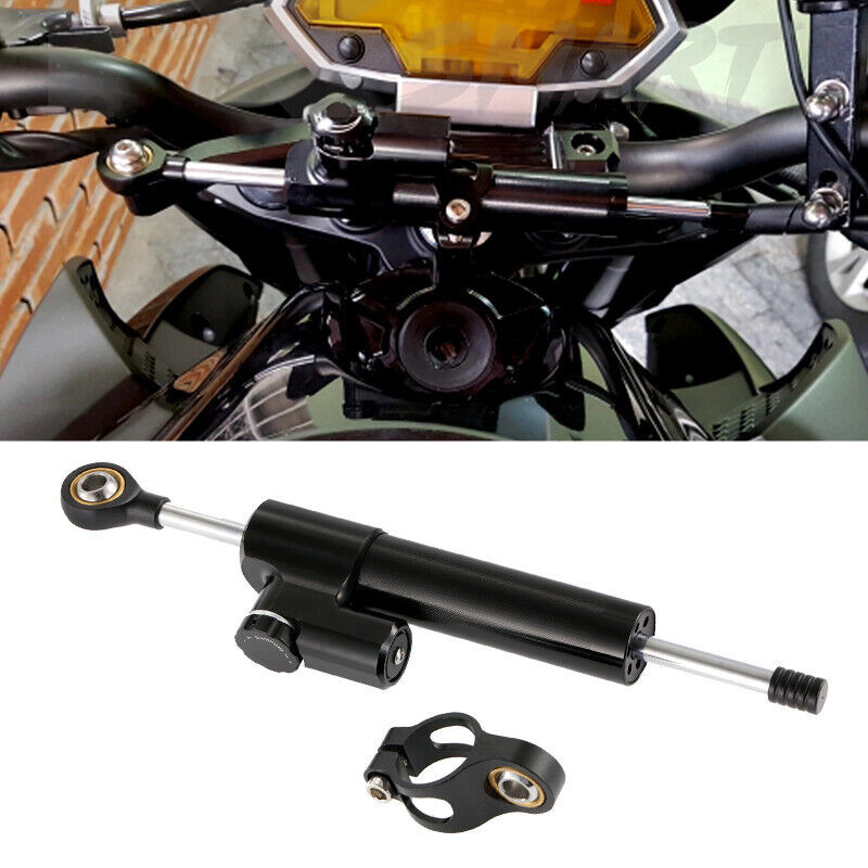 CNC Steering Damper Motorcycle Stabilizer Adjustable Safety Control For Honda