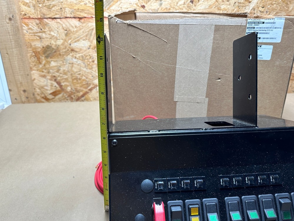 Force America Control Switch Panel w/ 9x Toggle Switches & 15A Breakers 1142648