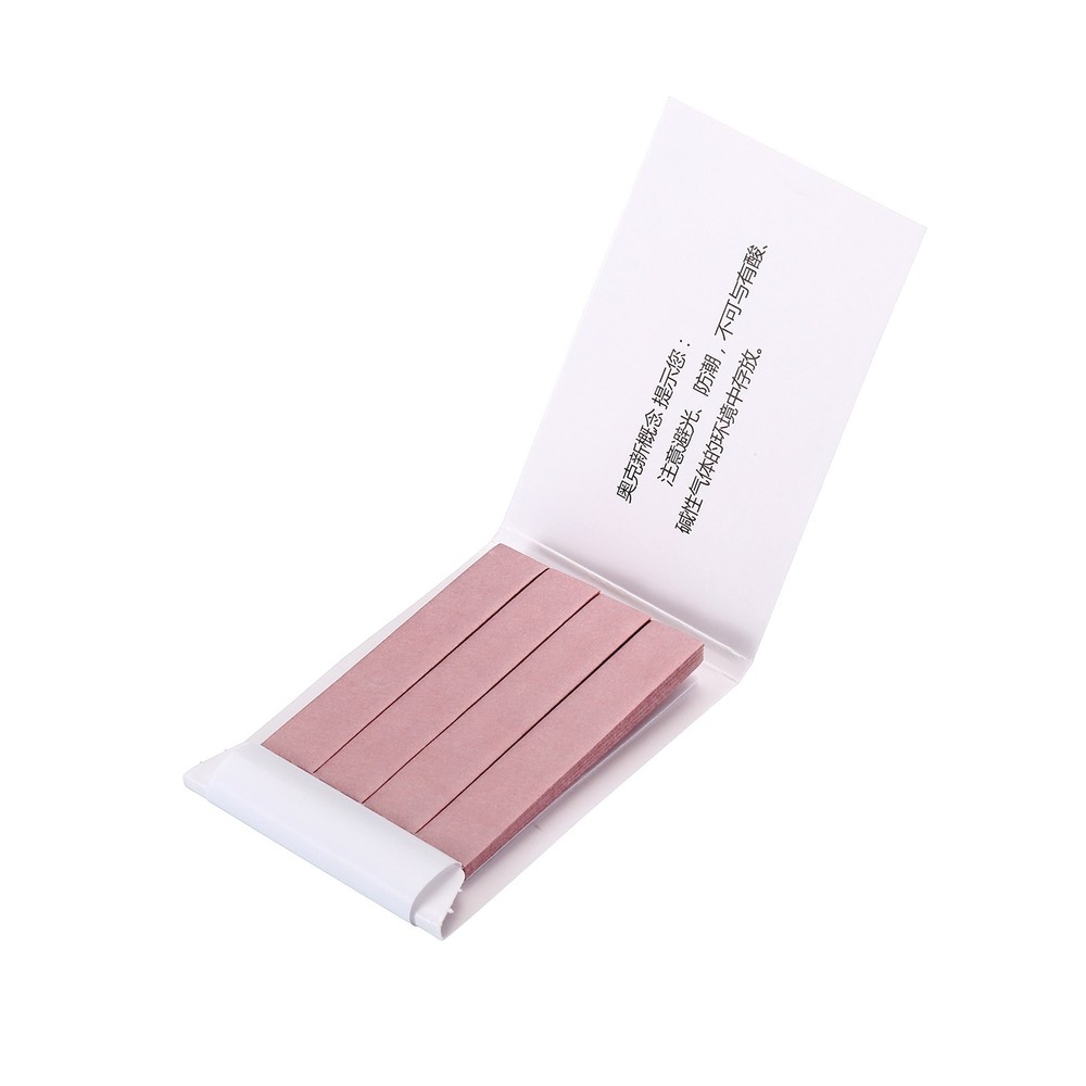 PH test strips, 4pcs 80 indicator maps sunflower tester, red