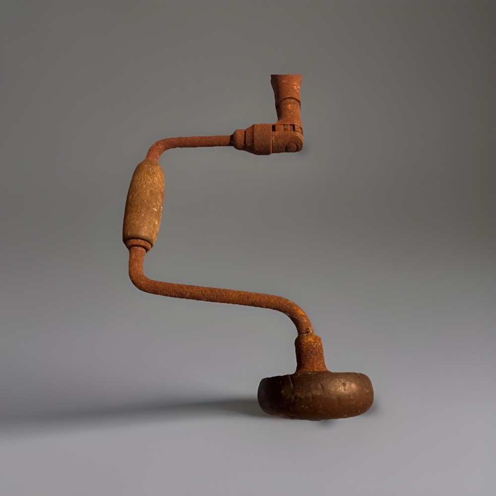 Vintage Manual Hand Crank Drill