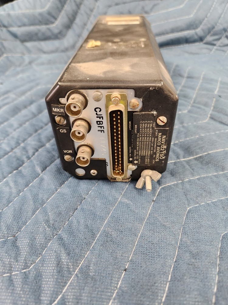 Narco NAV-122 TSO system Glidescope Indicator Nav Receiver 14 Volts