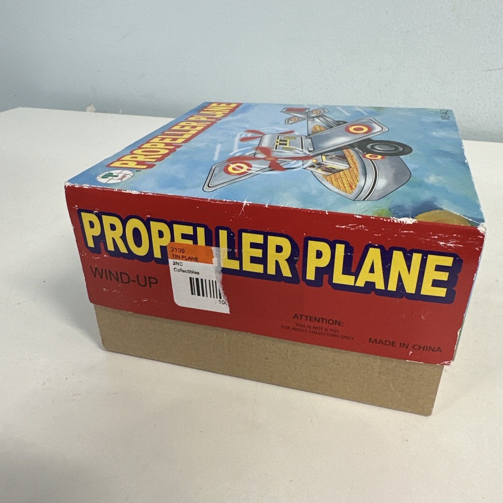 Supt Propeller Plane (We could not get this to work) Small Tin plane