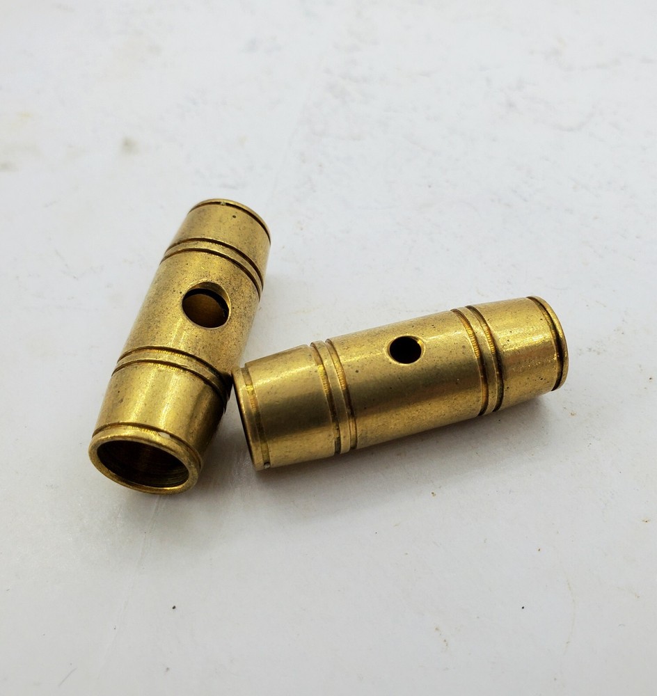 NEW PAIR Thompson Center Brass Thimbles Flintlock Percussion Hawken Muzzleloader