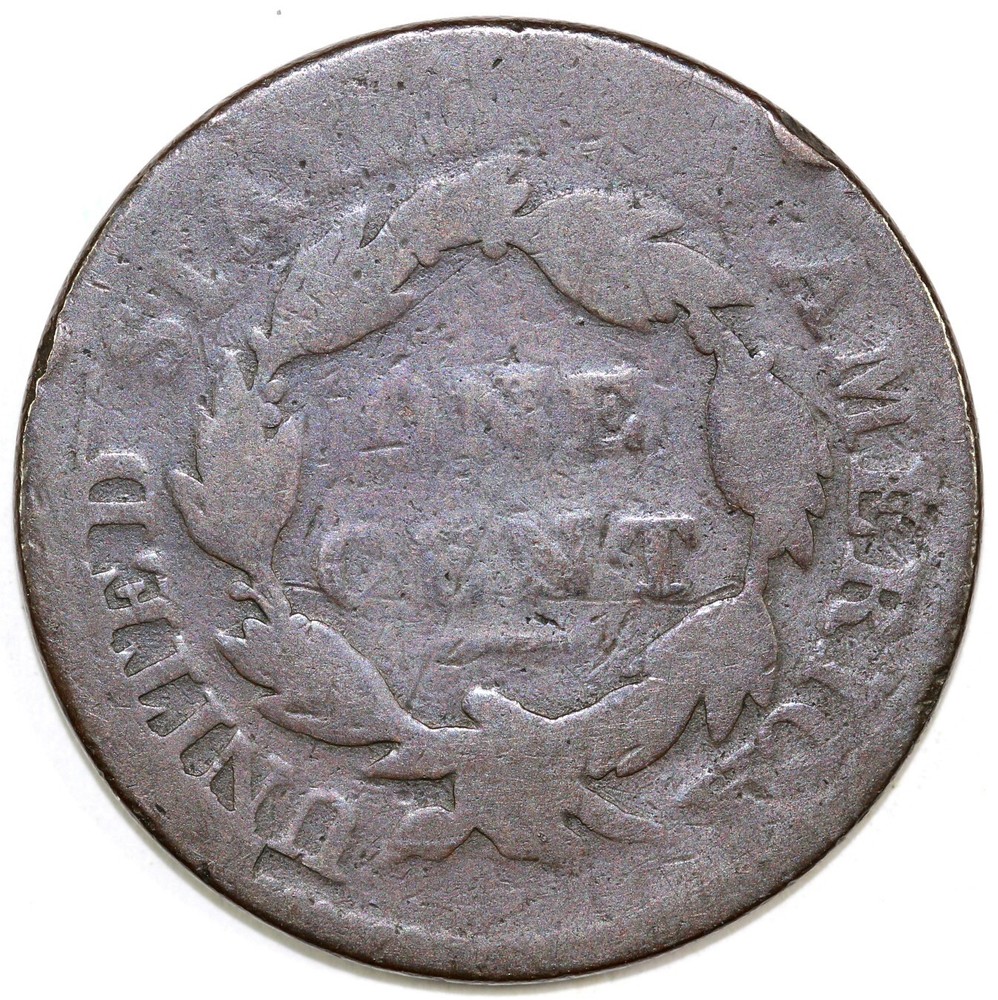1818 1c N-2 Matron Head Large Cent