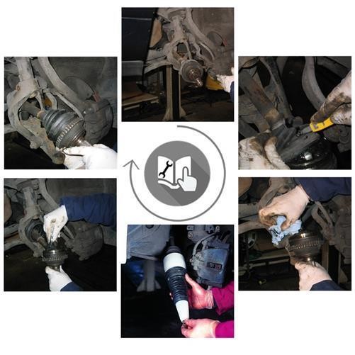 2 x Drive Shaft Stretch Replacement Cv Boot Gaiter Car Van Inner Outer + Cone