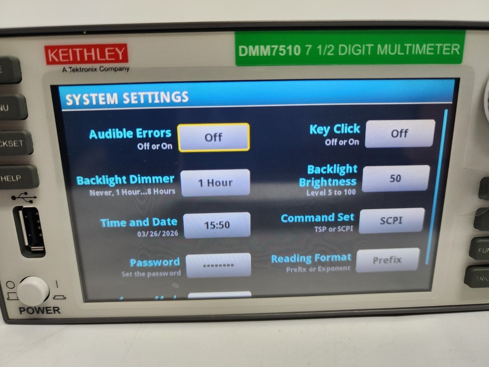 Keithley DMM7510 7.5 Digit Graphical Sampling Multimeter