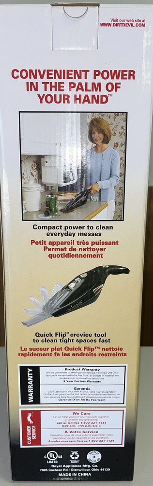 Dirt Devil 6.0 Volt Scorpion Rechargeable Hand Vacuum