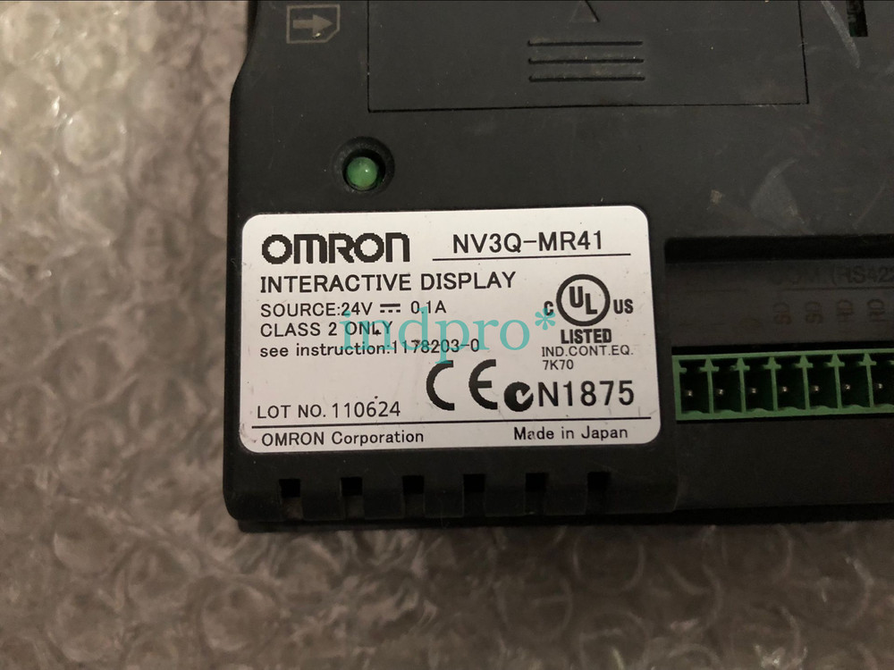 Used touch screen NV3Q-MR41