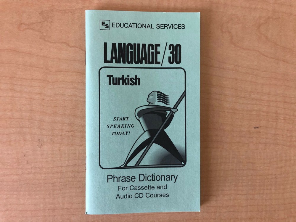 Turkish Phrase Book / Dictionary - Pocket Size - by Language/30