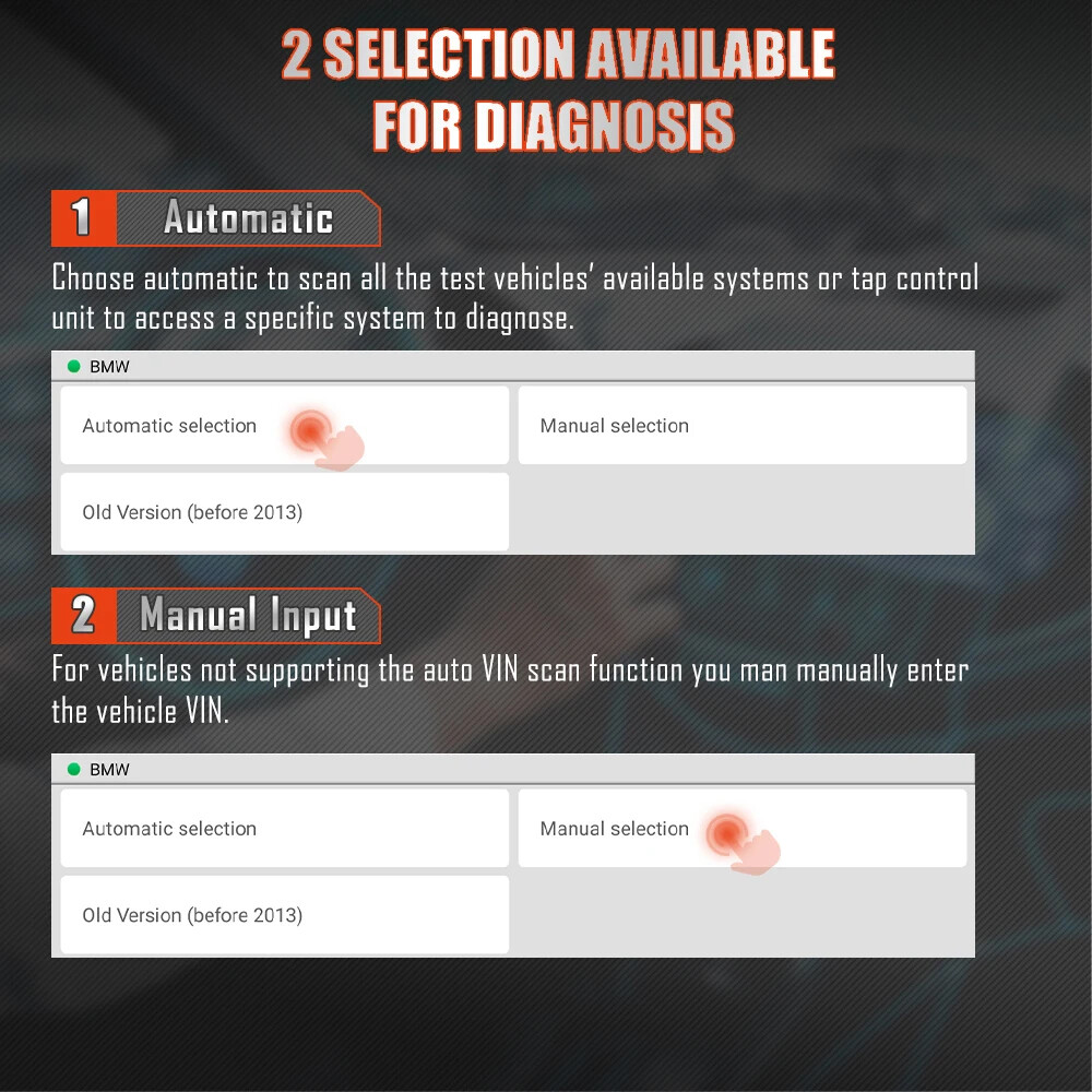 ANCEL X7 Full System Bidirectional OBD2 Scanner Car Diagnostic Tool ECU Coding