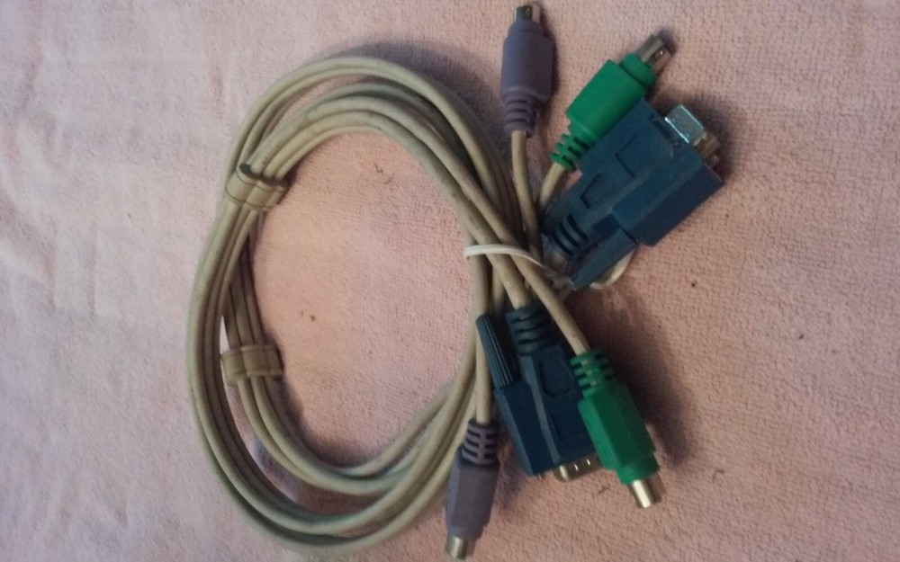 8FT KVM Switch PS2 mouse/kb  VGA Cable