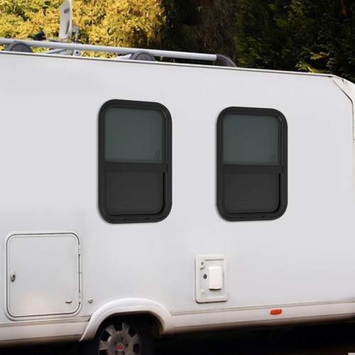 RV Window Slide Window Clip-on Mounting Rectangular Vertical Venting Window