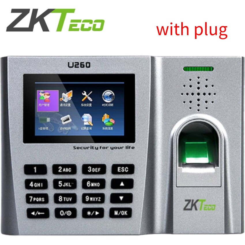 Zkteco SDK Optical Fingerprint Sensor Time Attendance Card Reader With plug
